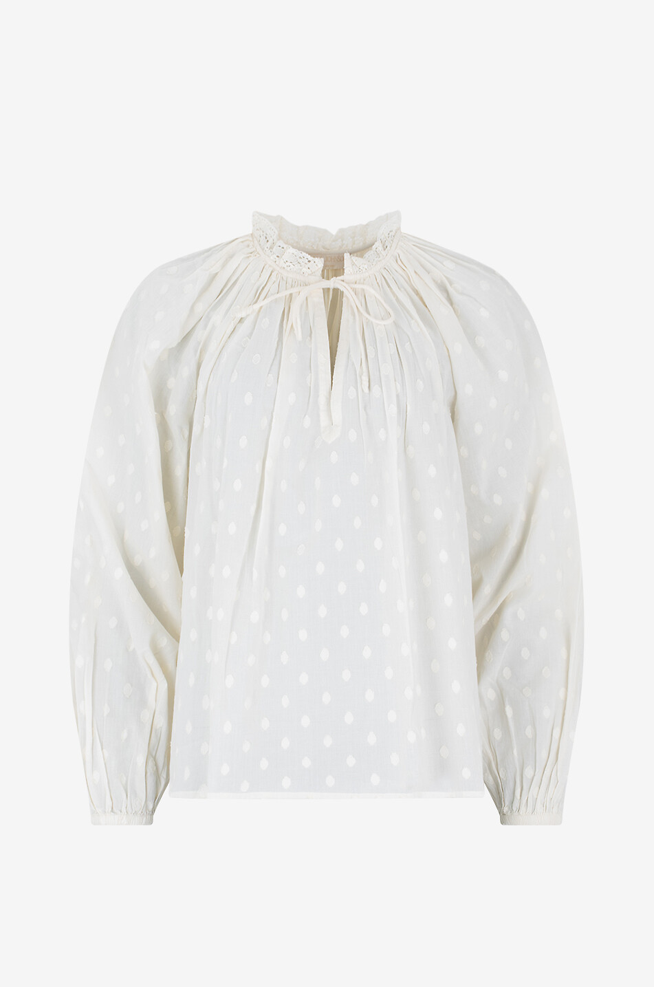 ULLA JOHNSON Ada cotton blouse Women WHITE 1
