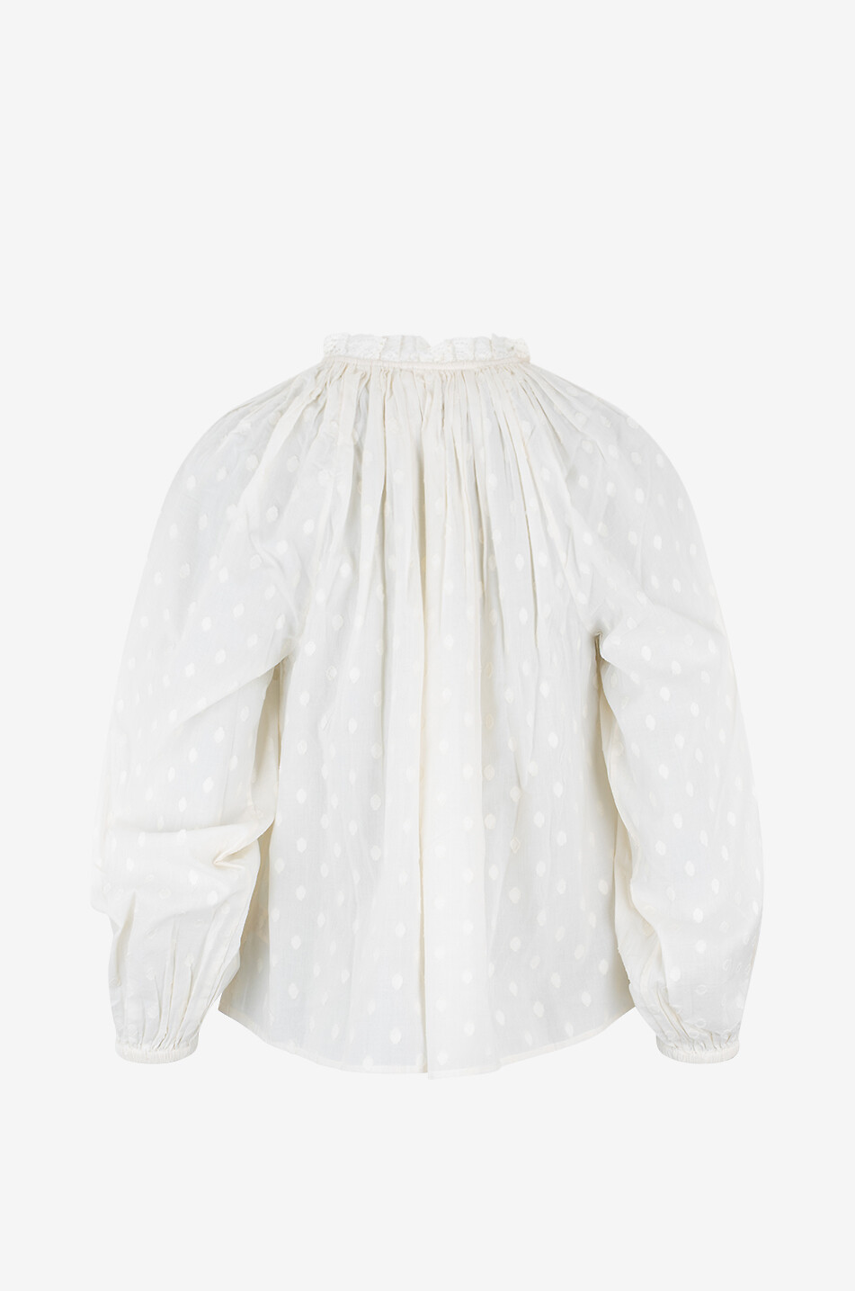 ULLA JOHNSON Ada cotton blouse Women WHITE 2
