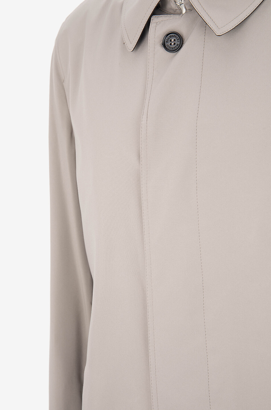 MAURIZIO BALDASSARI Eleganter Regenmantel Herren BRAUN 3