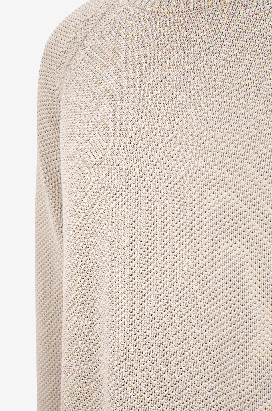 MAURIZIO BALDASSARI Lochstrickpullover mit Rundhalsausschnitt aus Baumwolle Herren BRAUN 3