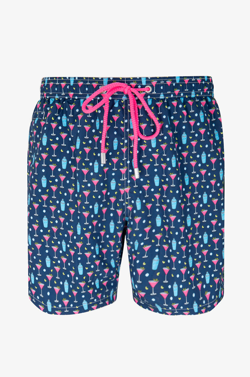 MC2 SAINT BARTH Lighting Micro Fantasy cocktail print swim shorts Men BLUE 1