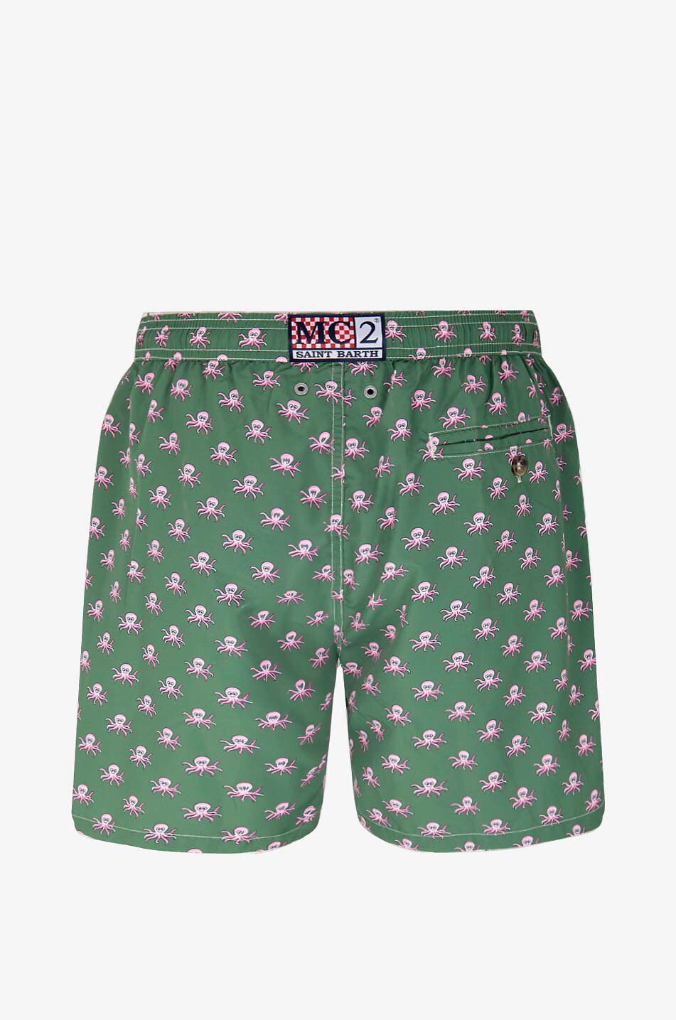 MC2 SAINT BARTH Lighting Micro Fantasy kraken swim shorts Men GREEN 2