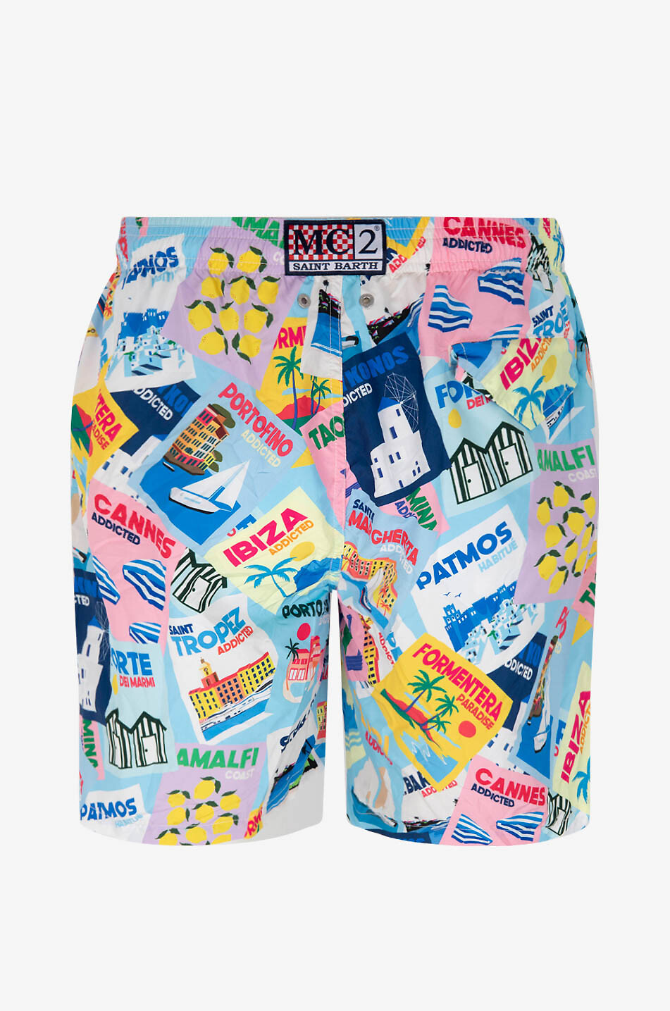 MC2 SAINT BARTH Short de bain Wish You Homme MULTICOLORE 2