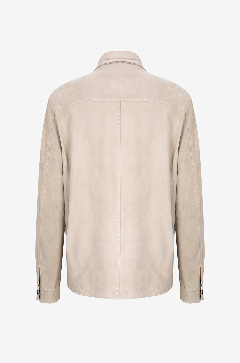 MOORER Dries-UR suede shirt jacket Men BROWN 2