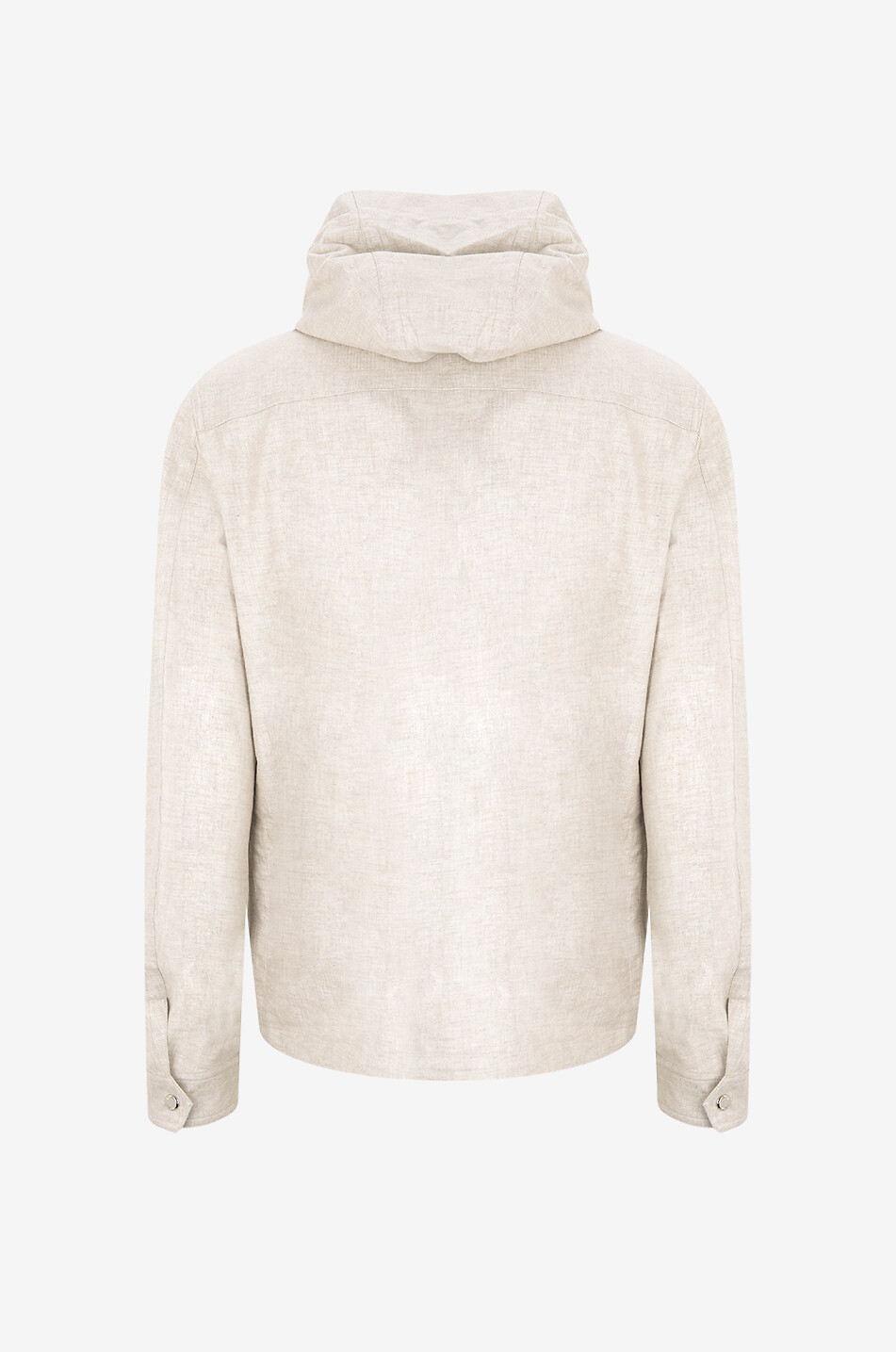 MOORER Kurzer Leinenparka Cayden-RU Herren Hellbeige 2