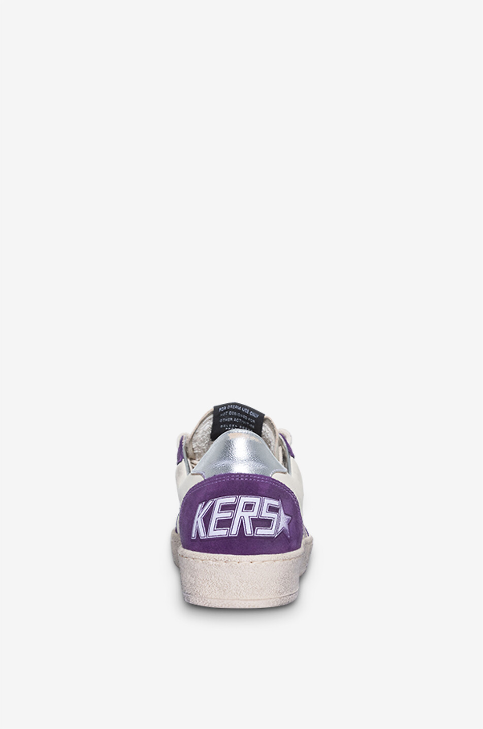 GOLDEN GOOSE Baskets basses bicolores à étoile paillettée Ball Star Femme VIOLET FONCÉ 4