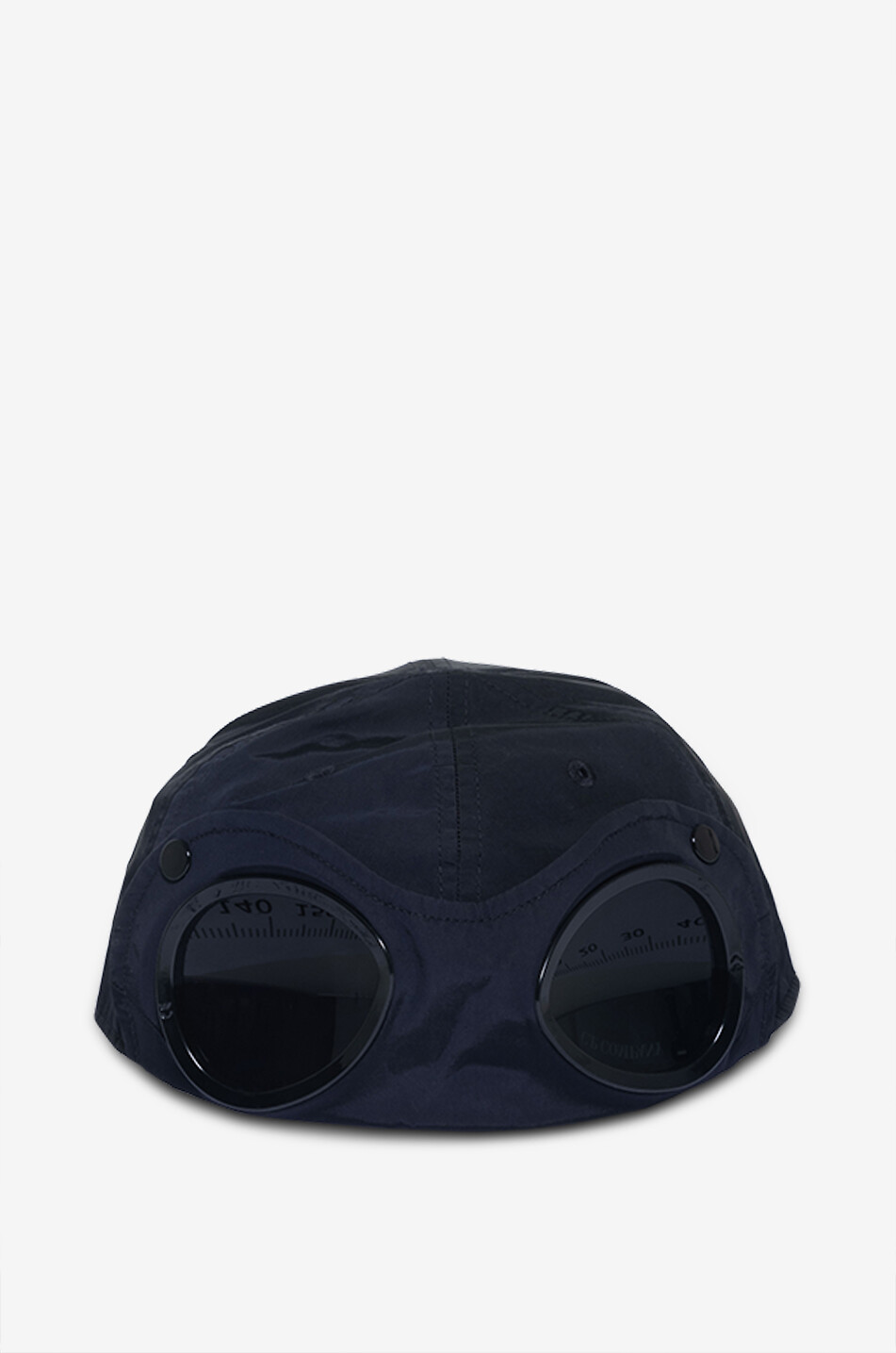 C.P. COMPANY Goggle nylon baseball cap Men DARK BLUE 3