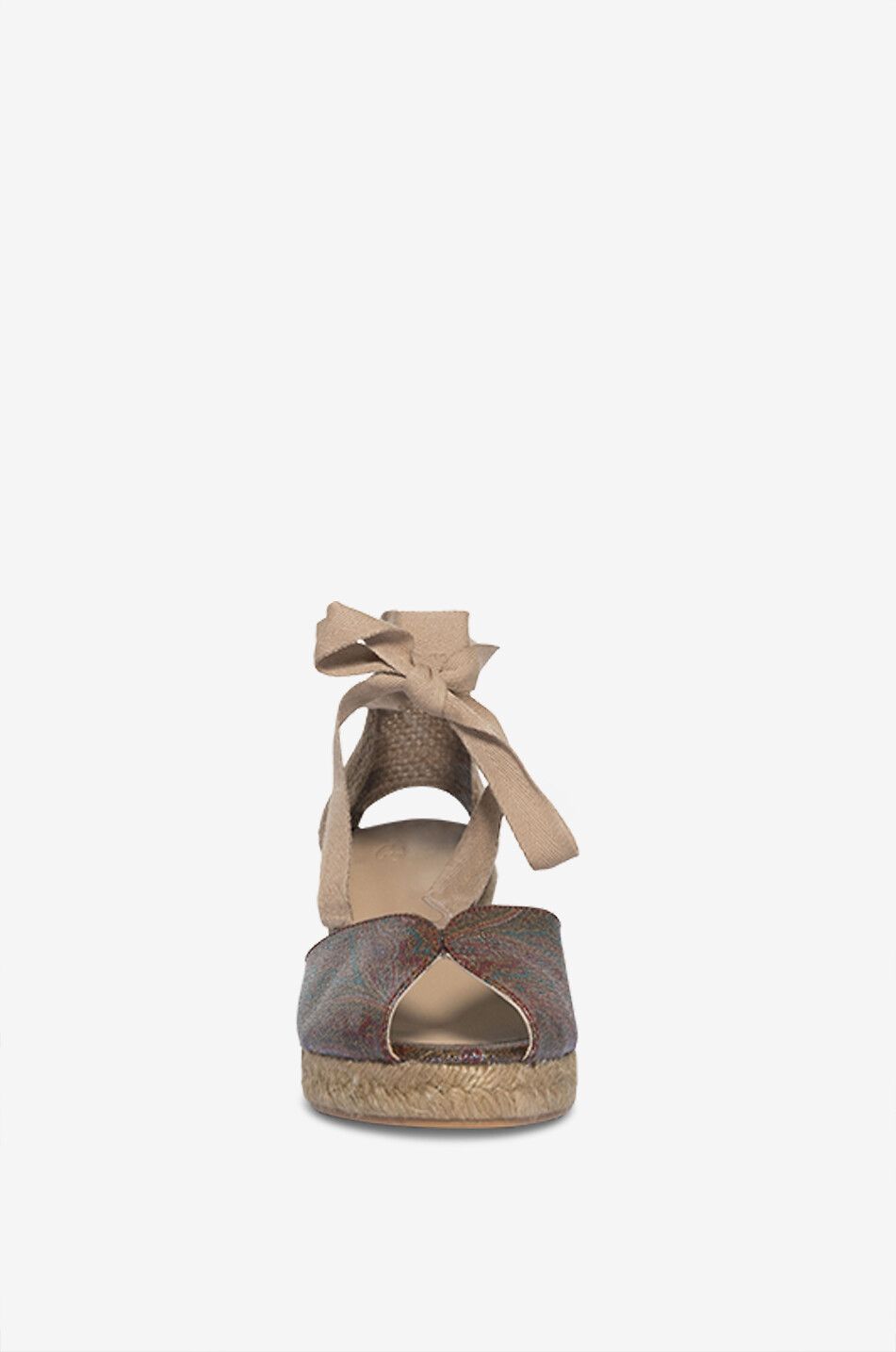 CASTANER X ETRO Bilina Etro 70 jacquard wedge espadrilles Women BROWN 2