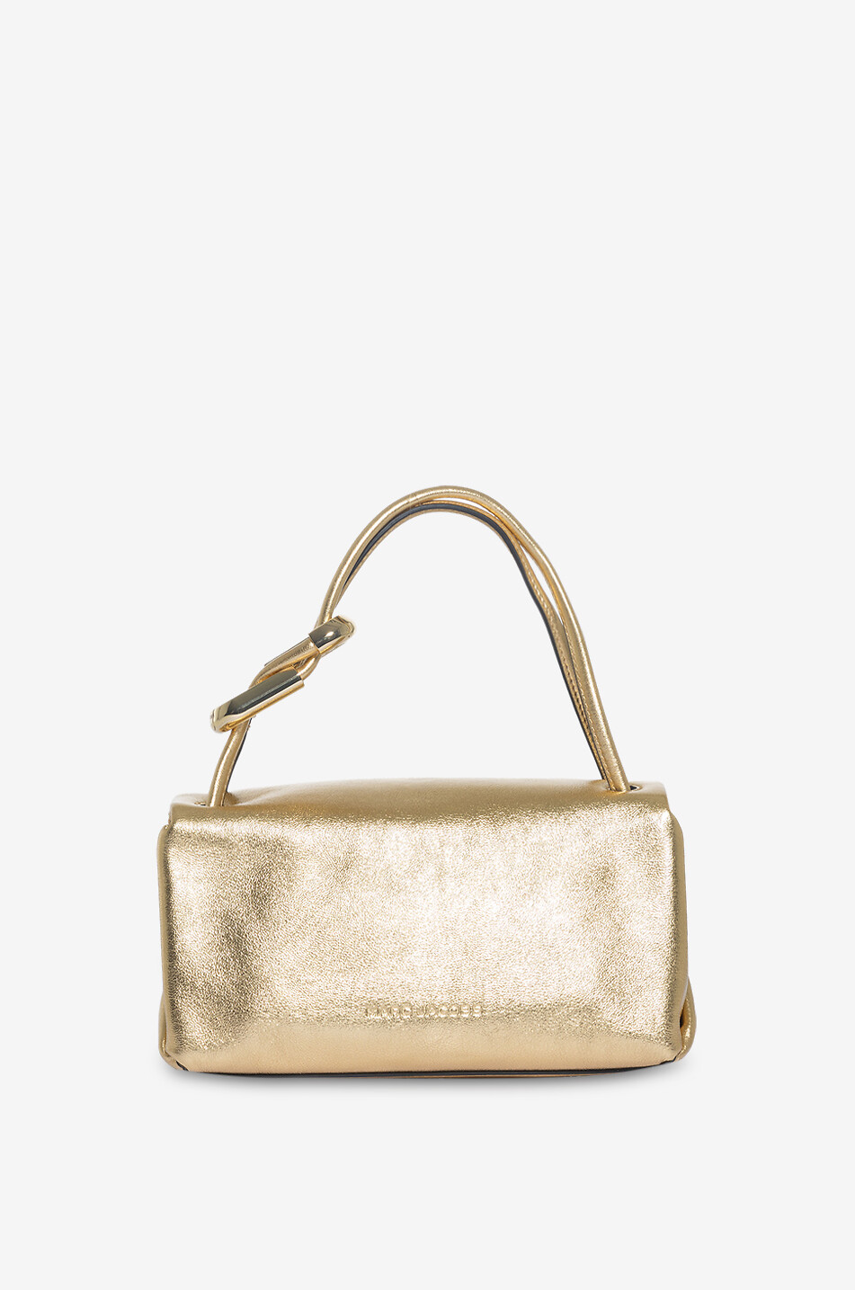 MARC JACOBS The Metallic Mini Dual metallic leather handbag Women GOLDEN 3