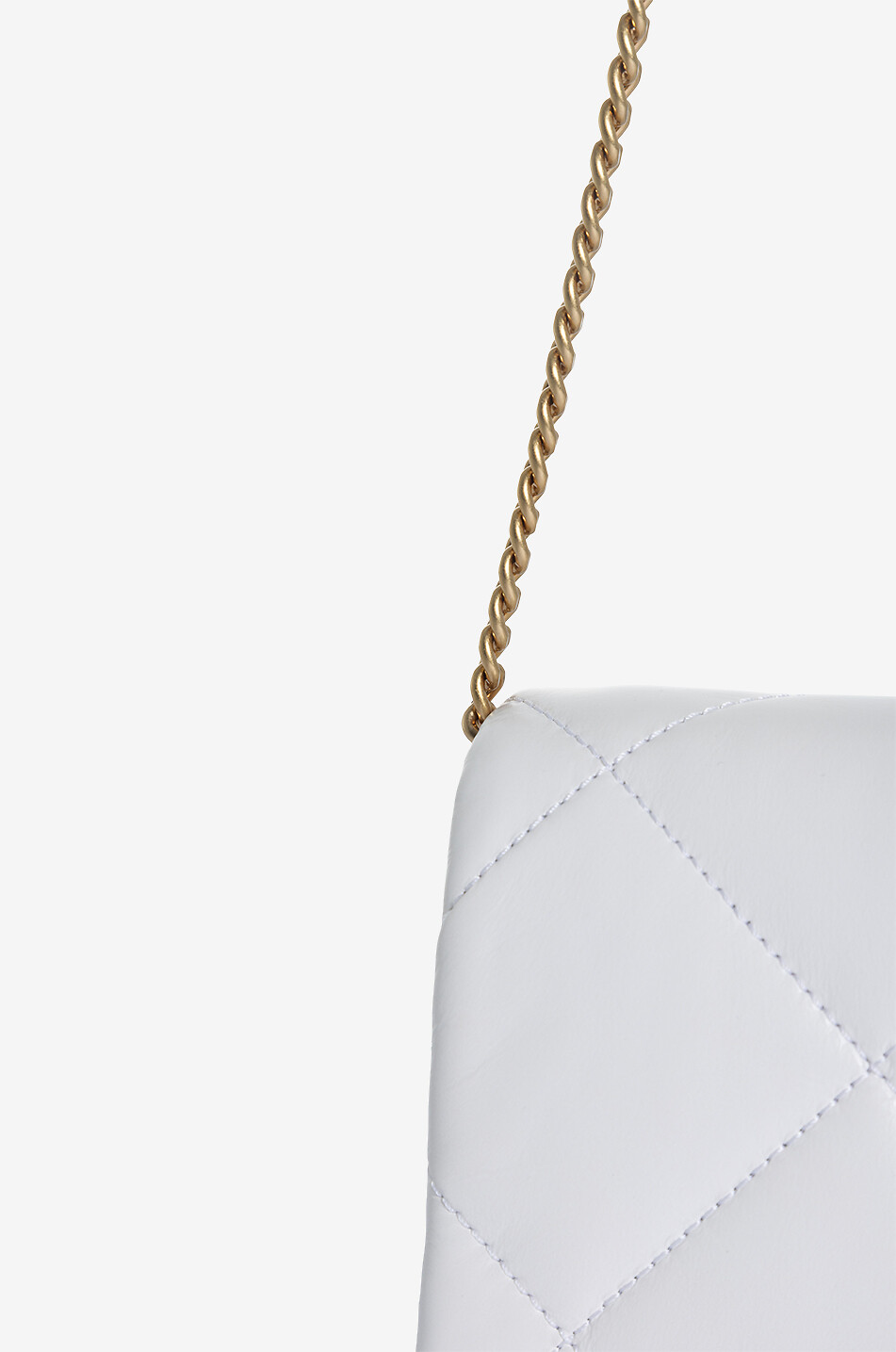 TORY BURCH Umhängetasche aus Nappaleder Kira Diamond Damen WEISS 5