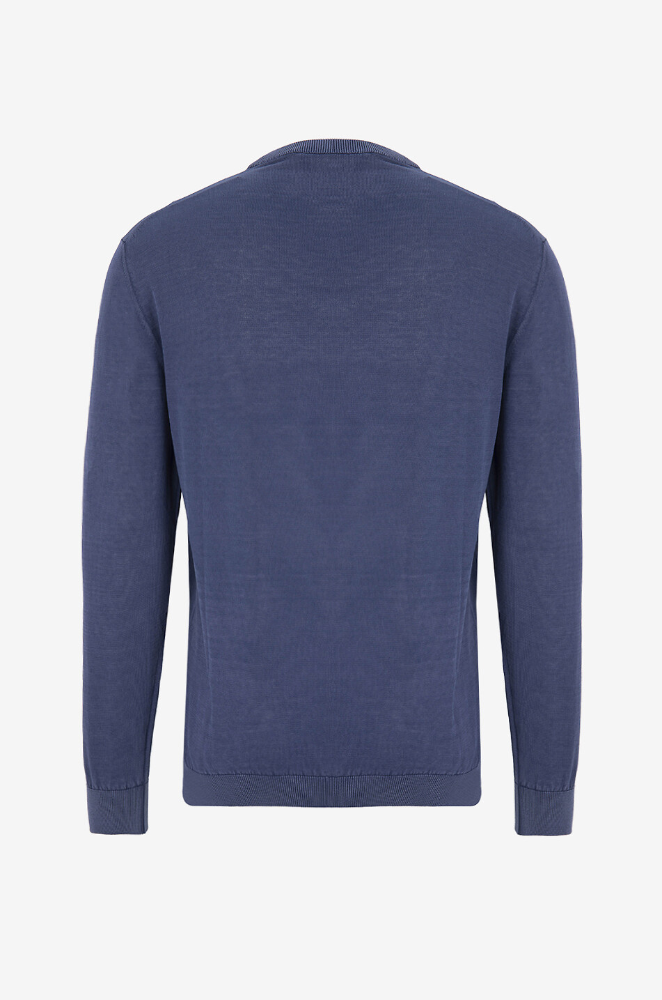 MAURIZIO BALDASSARI Pullover mit Rundhalsausschnitt aus Baumwolle Herren MITTELBLAU 2