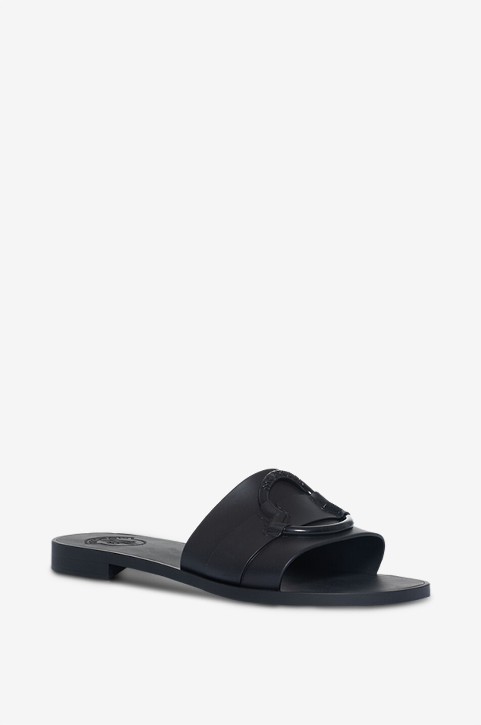 MONCLER Mules en PVC Mon 10 Femme NOIR 1