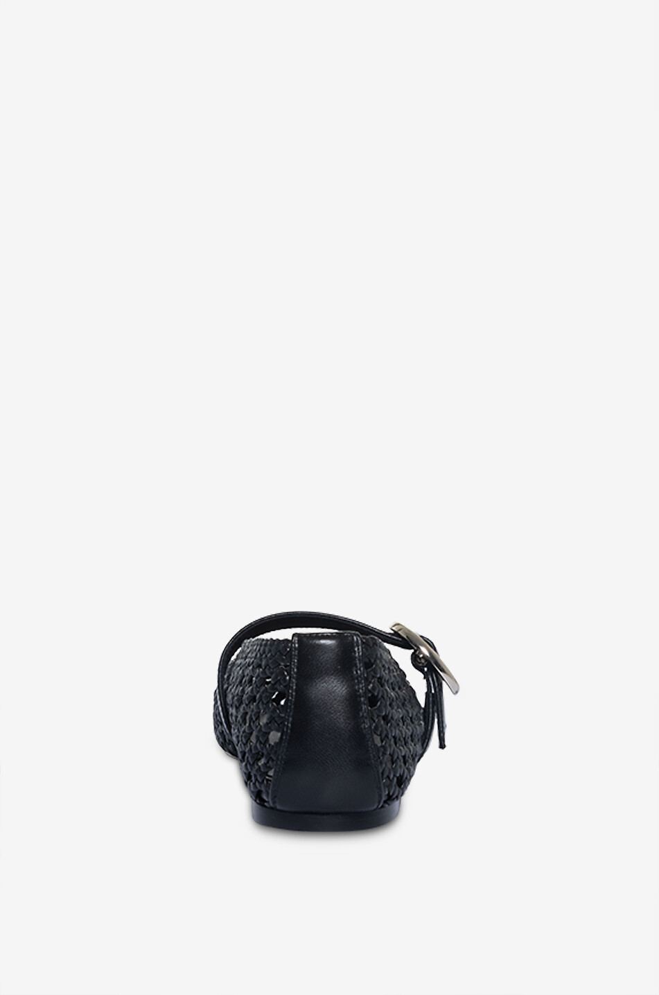 STUART WEITZMAN Ballerines babies tressées en cuir Thea Mary Jane 05 Femme NOIR 4