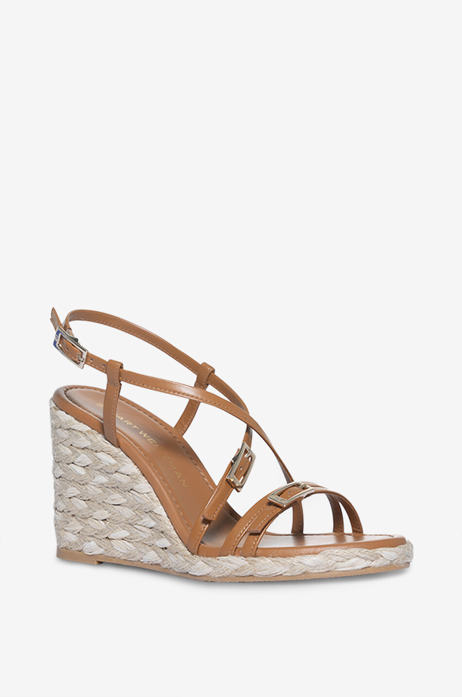 Georgie Espadrille 85 smooth leather wedge sandals