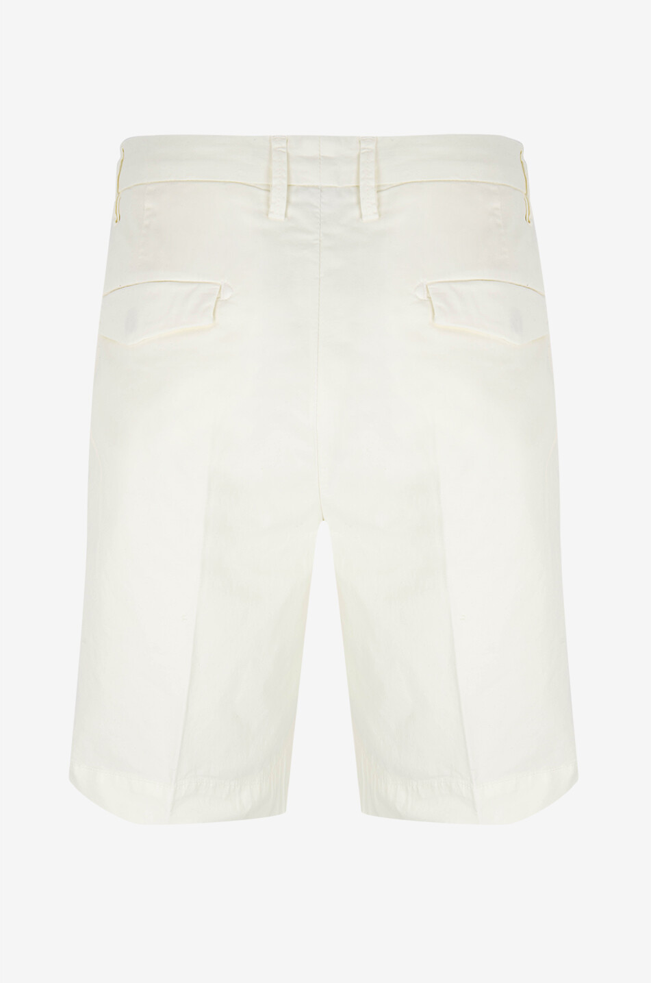 JACOB COHEN Cotton Bermuda shorts Men EGGSHELL 2