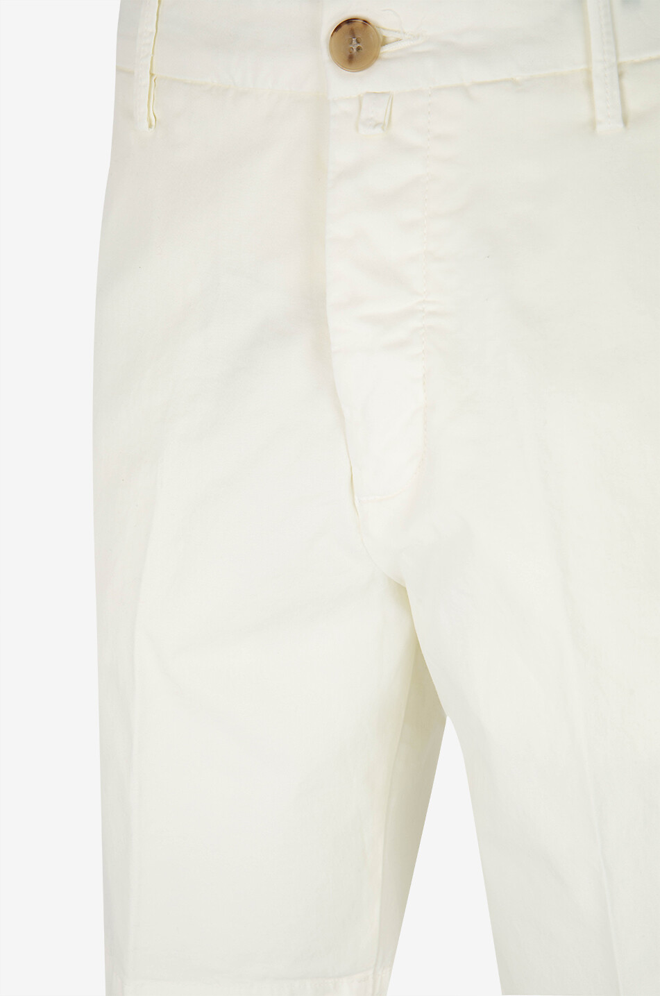 JACOB COHEN Cotton Bermuda shorts Men EGGSHELL 3
