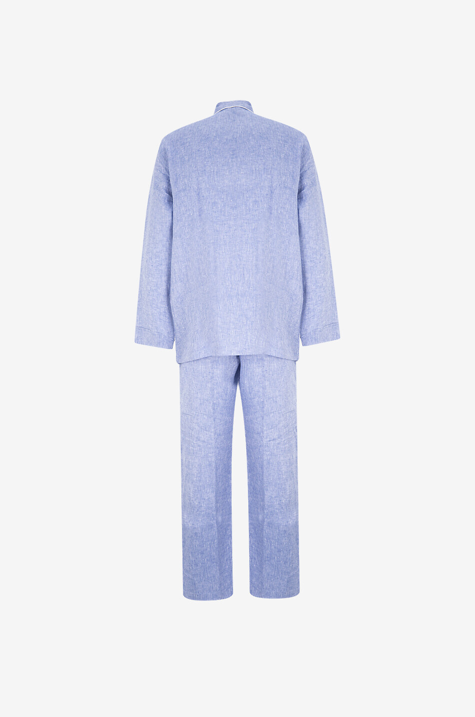 ROBERTO RICETTI Venezia linen pyjama Men MEDIUM BLUE 2