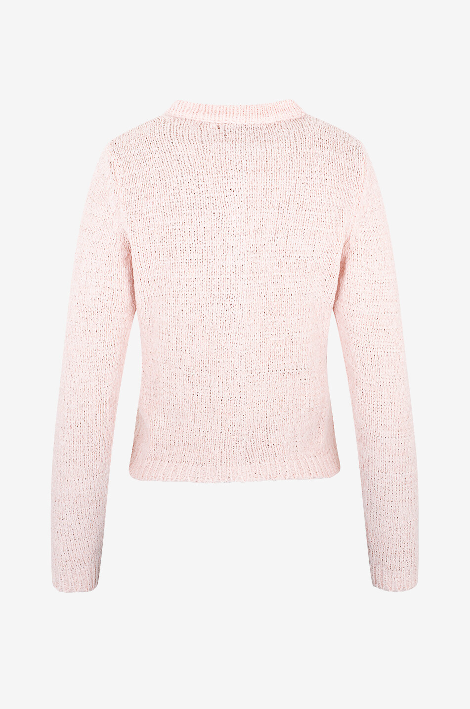Cardigan bouclette ajusté en coton