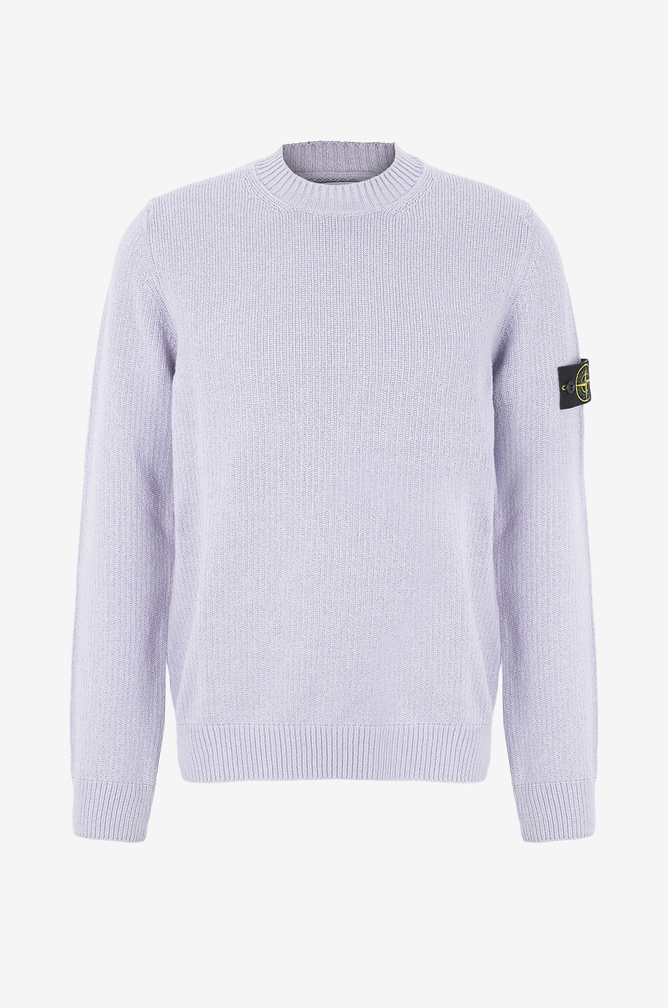 STONE ISLAND 5100042 cotton round neck jumper Men LIGHT PURPLE 1