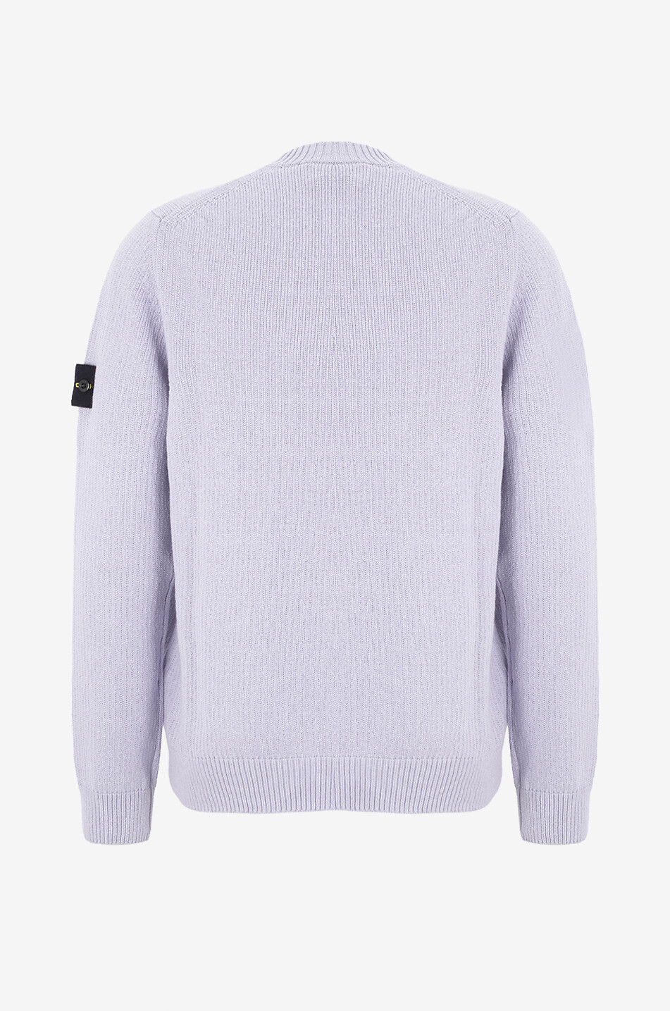 STONE ISLAND 5100042 cotton round neck jumper Men LIGHT PURPLE 2