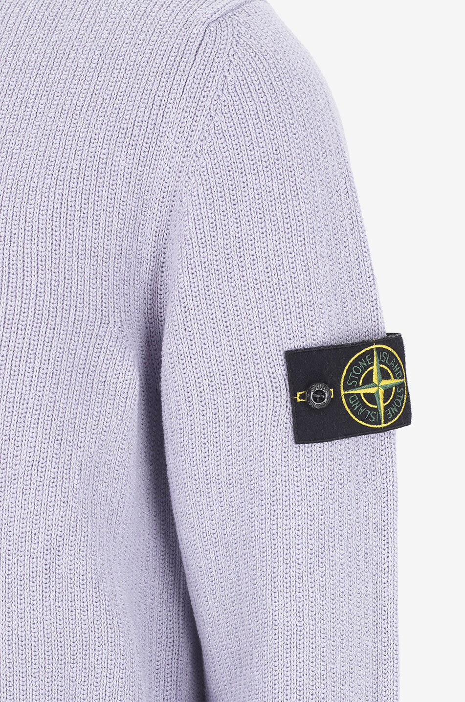 STONE ISLAND 5100042 cotton round neck jumper Men LIGHT PURPLE 3