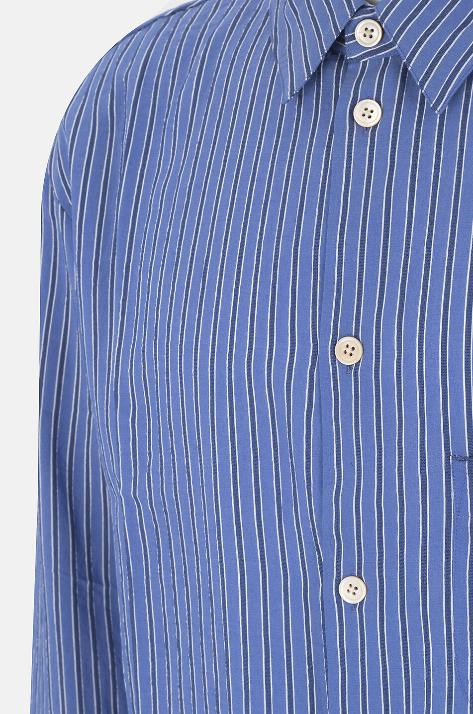 A KIND OF GUISE Gusto striped viscose shirt Men BLUE 5