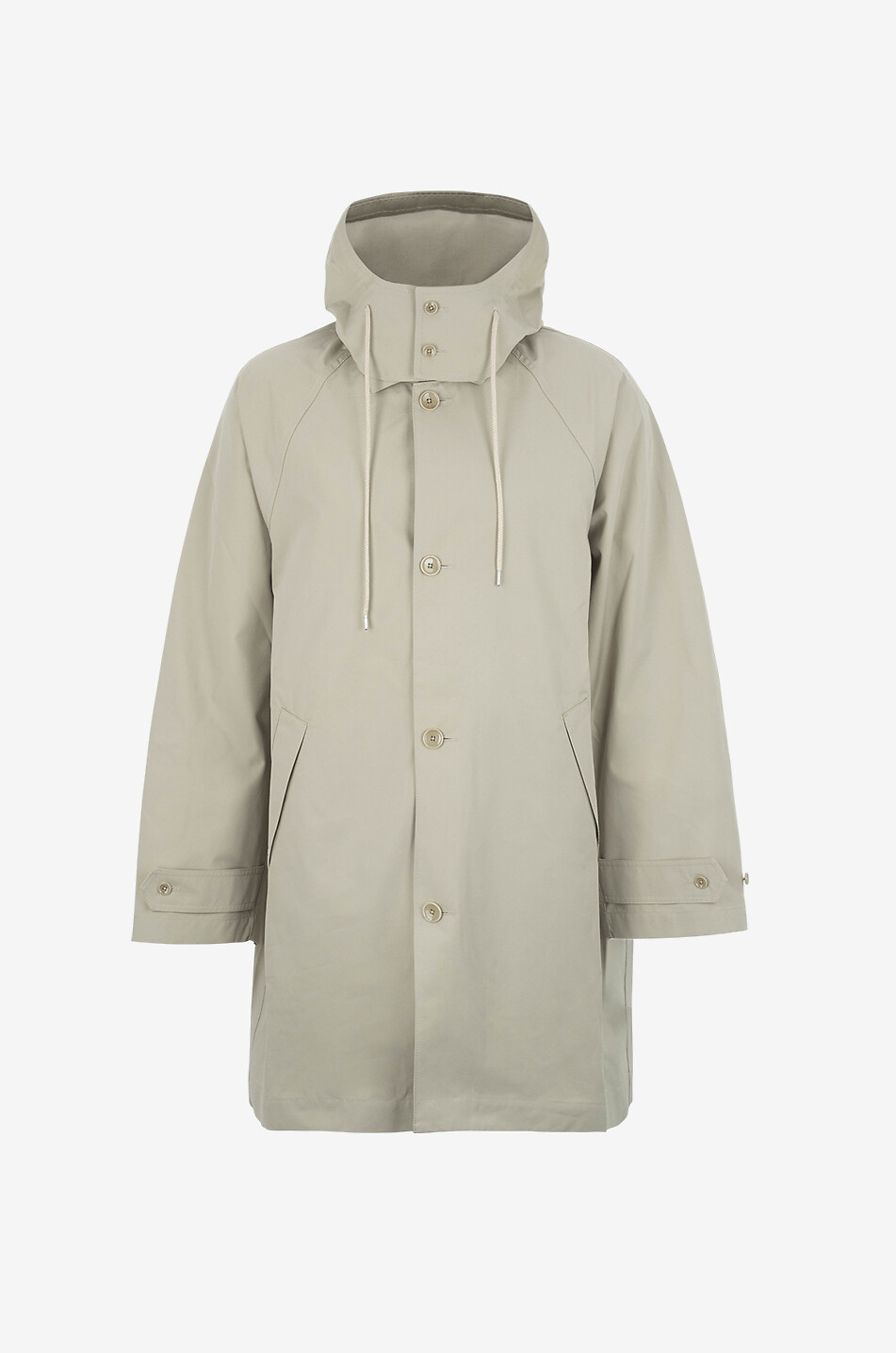 A KIND OF GUISE Mutur Mac organic cotton raincoat Men BEIGE 1