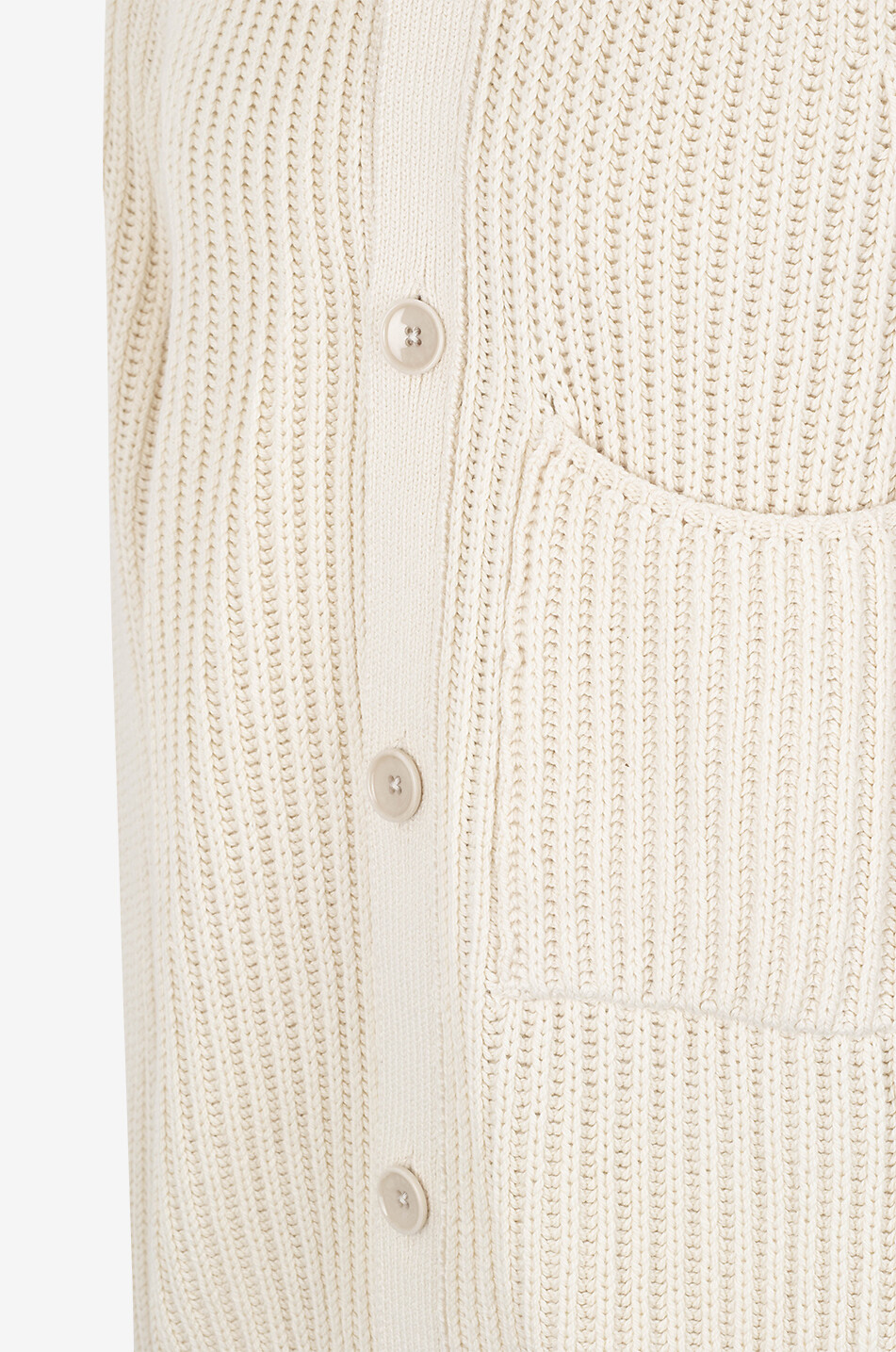 A KIND OF GUISE Juhi Knit Blouson cotton cardigan Men EGGSHELL 5