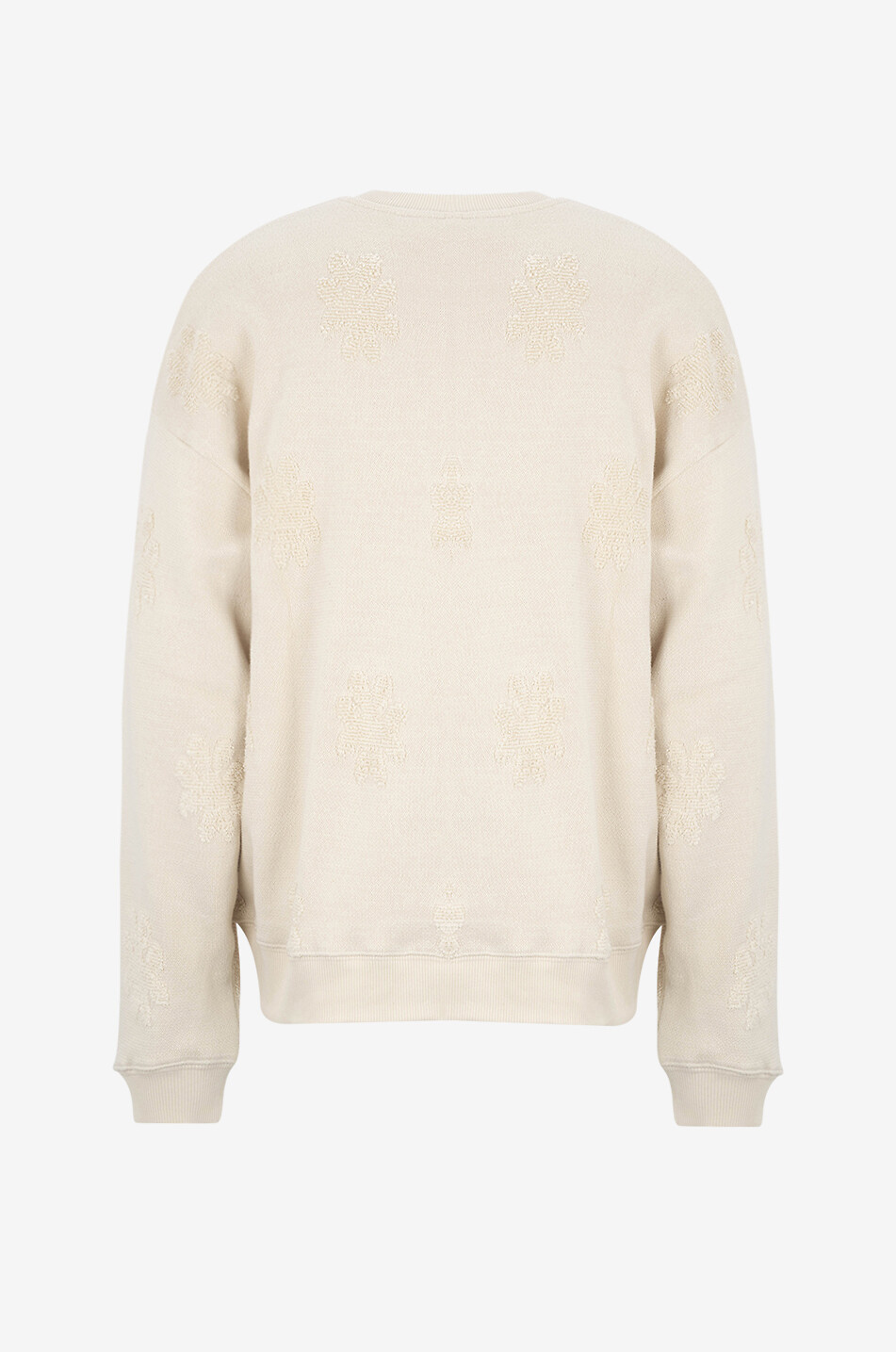 A KIND OF GUISE Sweat-shirt à motif floral Kandy Crewneck Homme BLANC CASSE 2