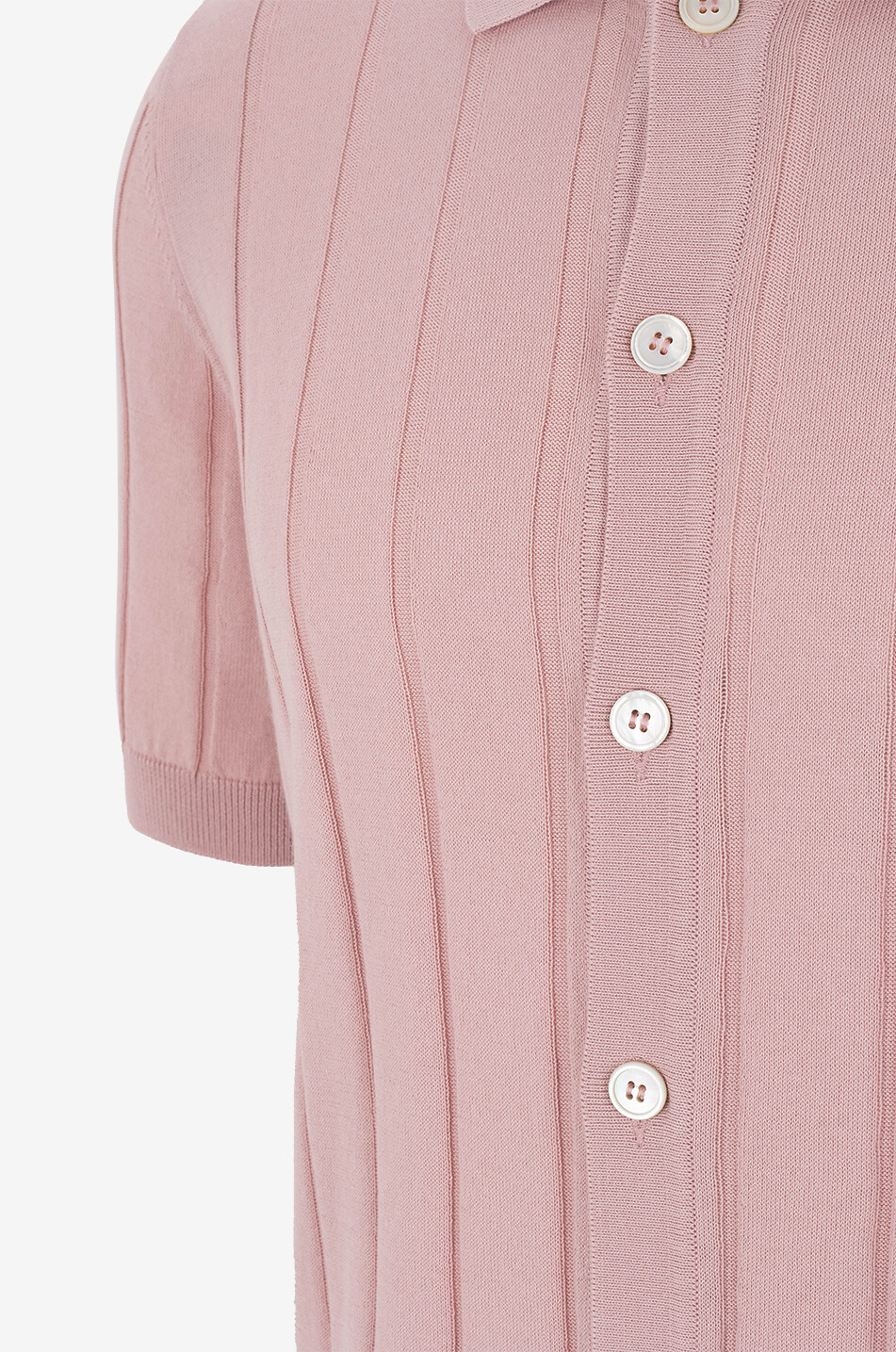 GRAN SASSO Feinrippstrick-Kurzarm-Hemd Herren MITTELROSA 3