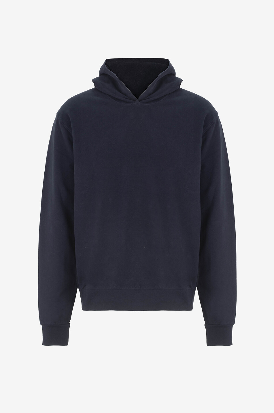 04651/ Sweat-shirt à capuche en coton Homme BLEU FONCE 1