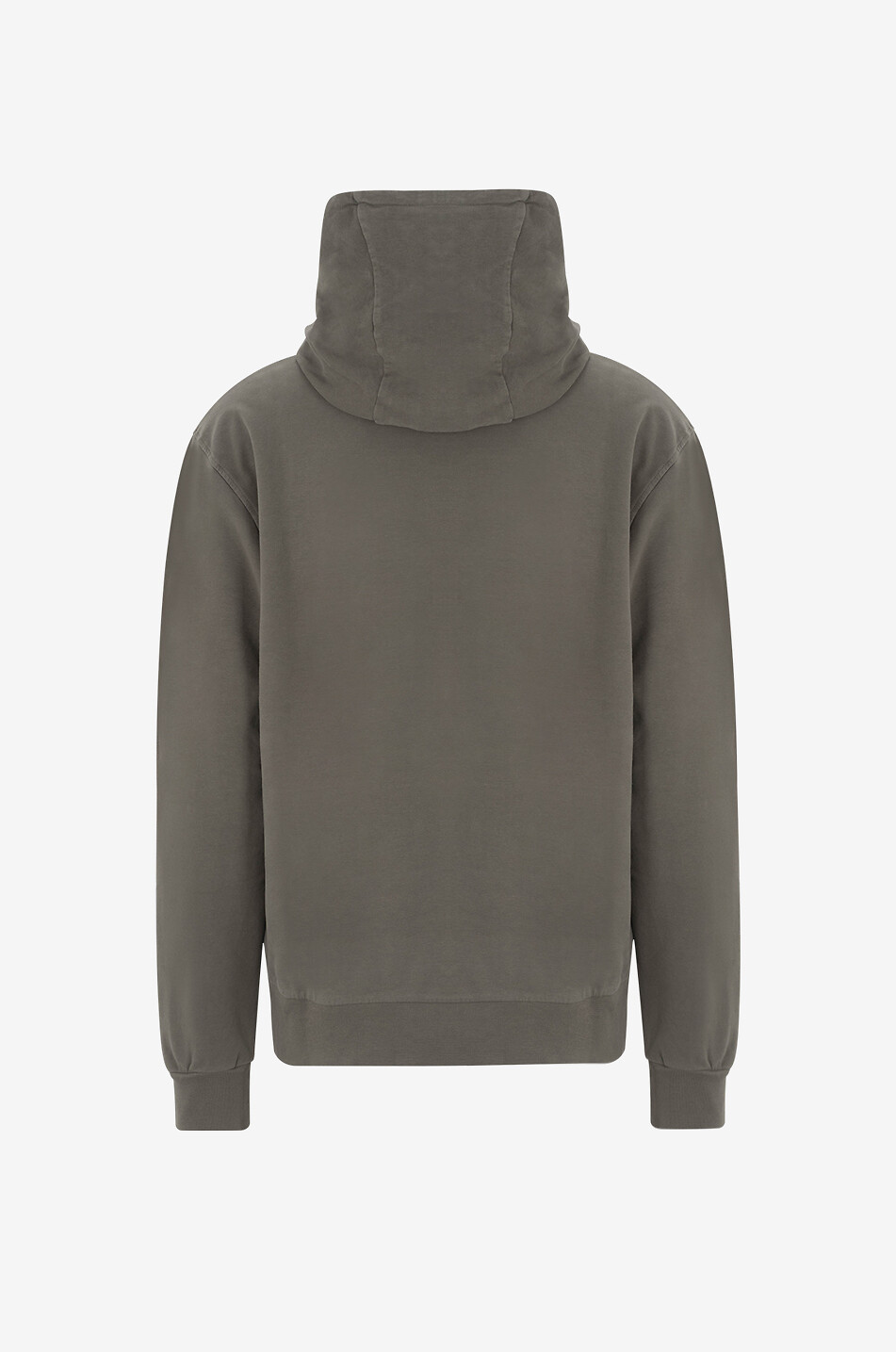 04651/ Sweat-shirt à capuche en coton Homme VERT MOYEN 2