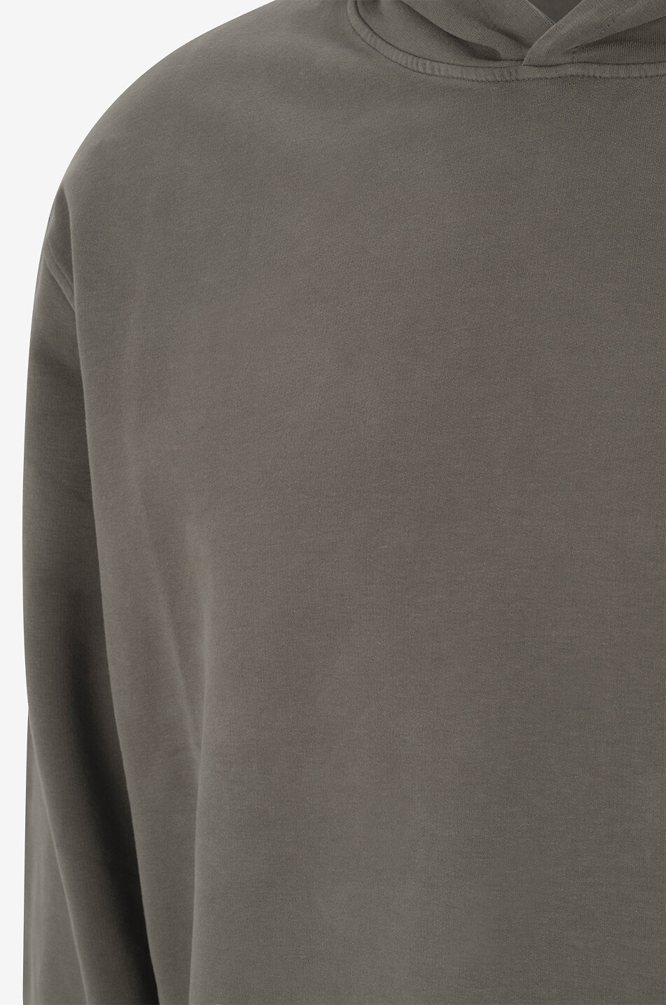 04651/ Sweat-shirt à capuche en coton Homme VERT MOYEN 3