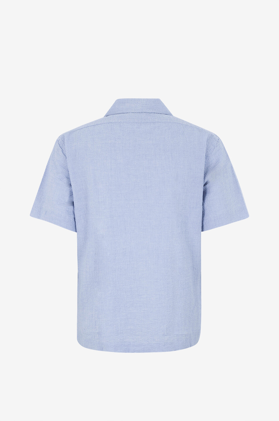 04651/ Kurzarmhemd Seersucker Cuba Herren HELLBLAU 2