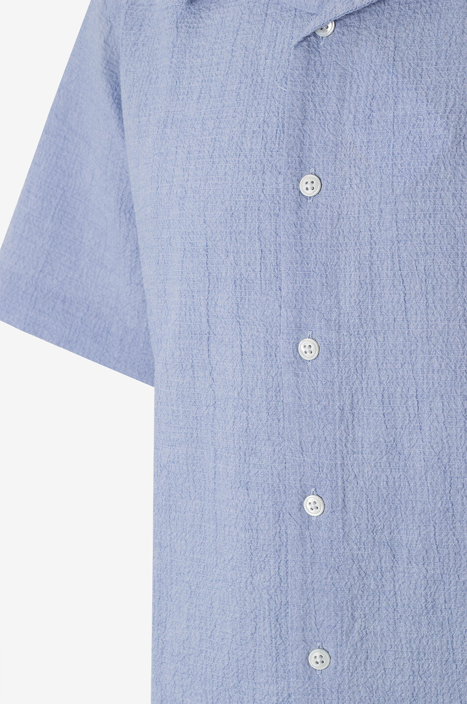 04651/ Kurzarmhemd Seersucker Cuba Herren HELLBLAU 3