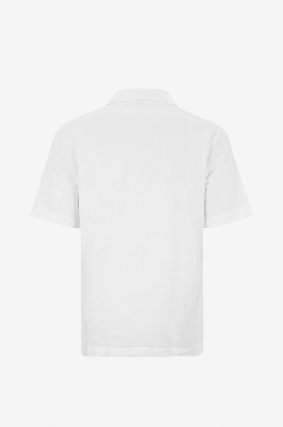 04651/ Kurzarmhemd aus Leinen Summer Herren WEISS 2