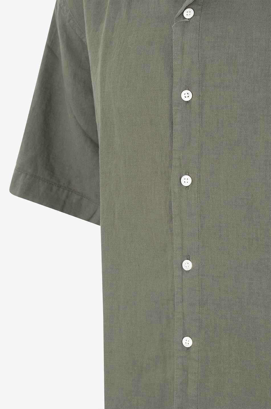 Chemise en lin à manches courtes Summer