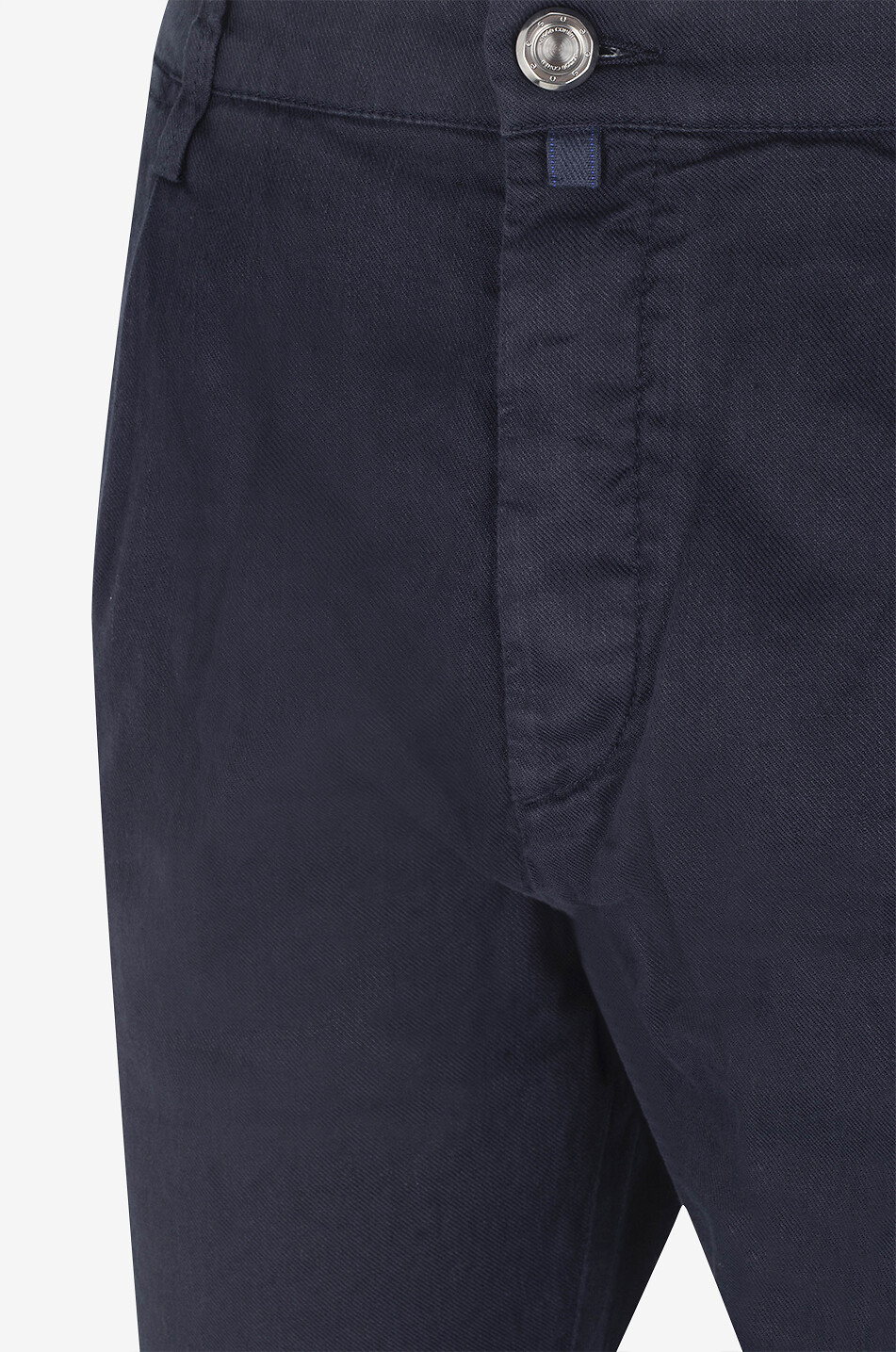 Chinohose aus Baumwolle und Leinen Henry