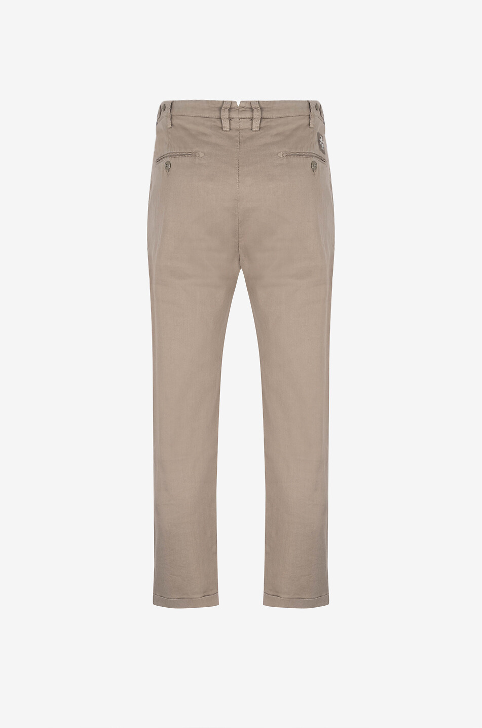 Pantalon chino en coton et lin Henry