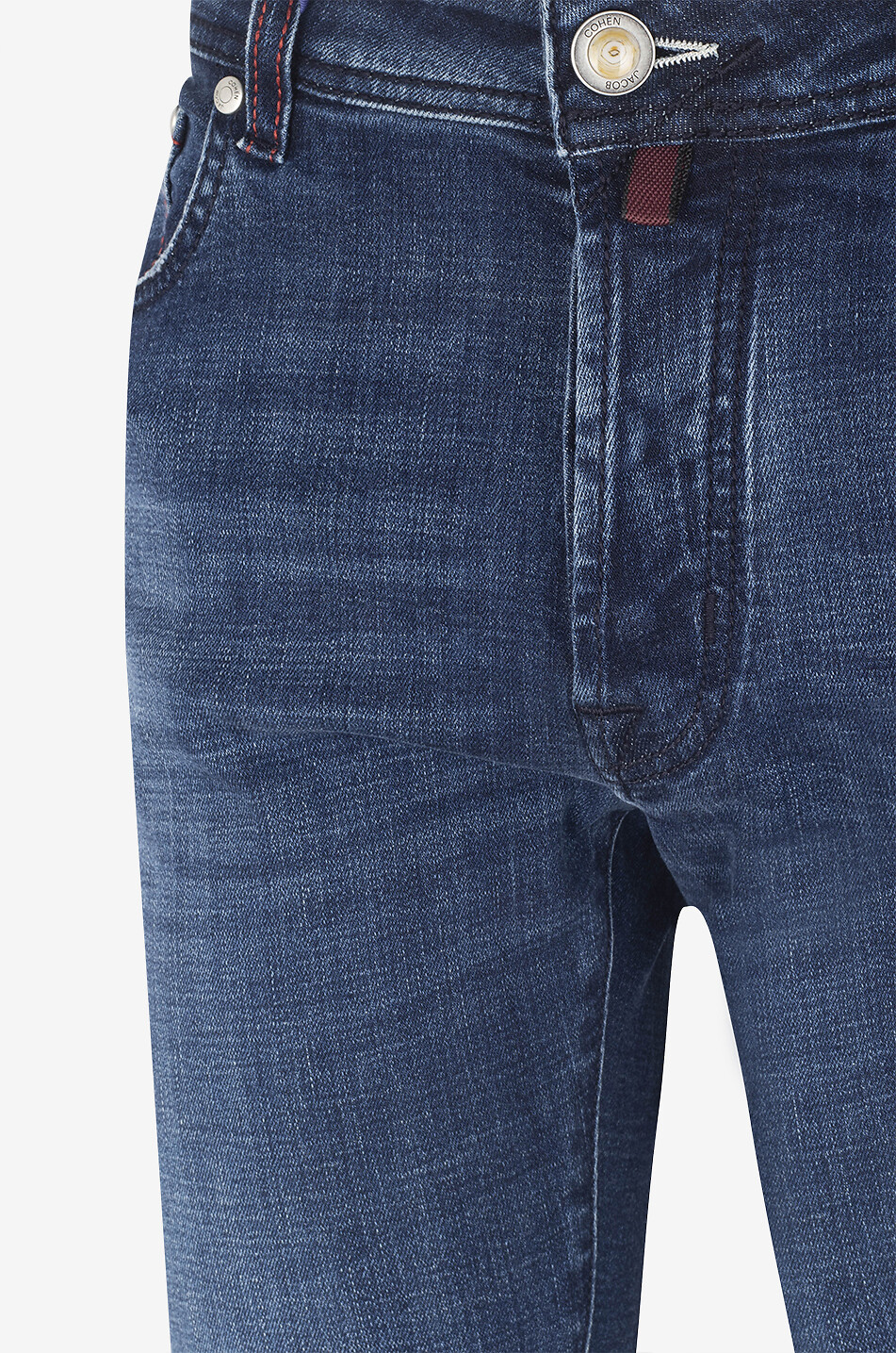 Jeans mit geradem Bein aus Baumwolle Bard