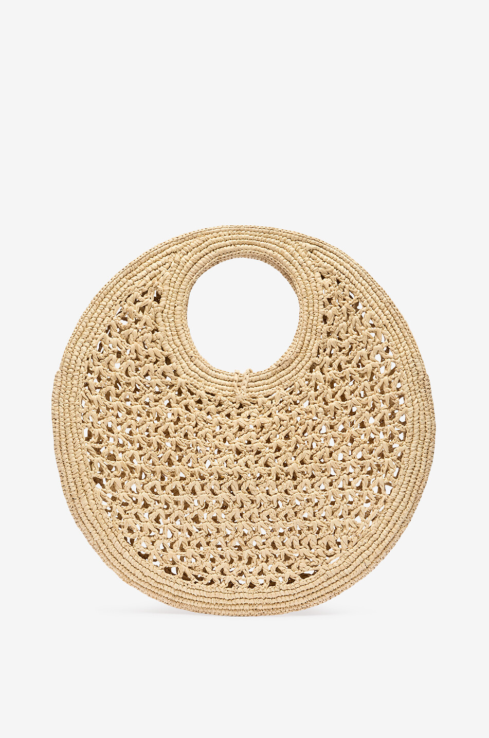 JACQUEMUS Bast-Handtasche Le petit rond Spiaggia Damen BEIGE 3