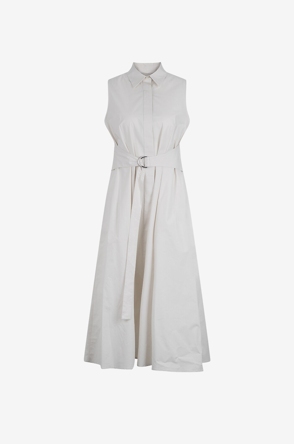 Mineapolis sleeveless midi shirt dress