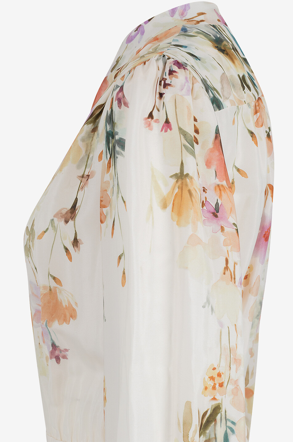 LUISA SPAGNOLI Pasticcino long floral crepe dress Women MULTI COLOURED 3