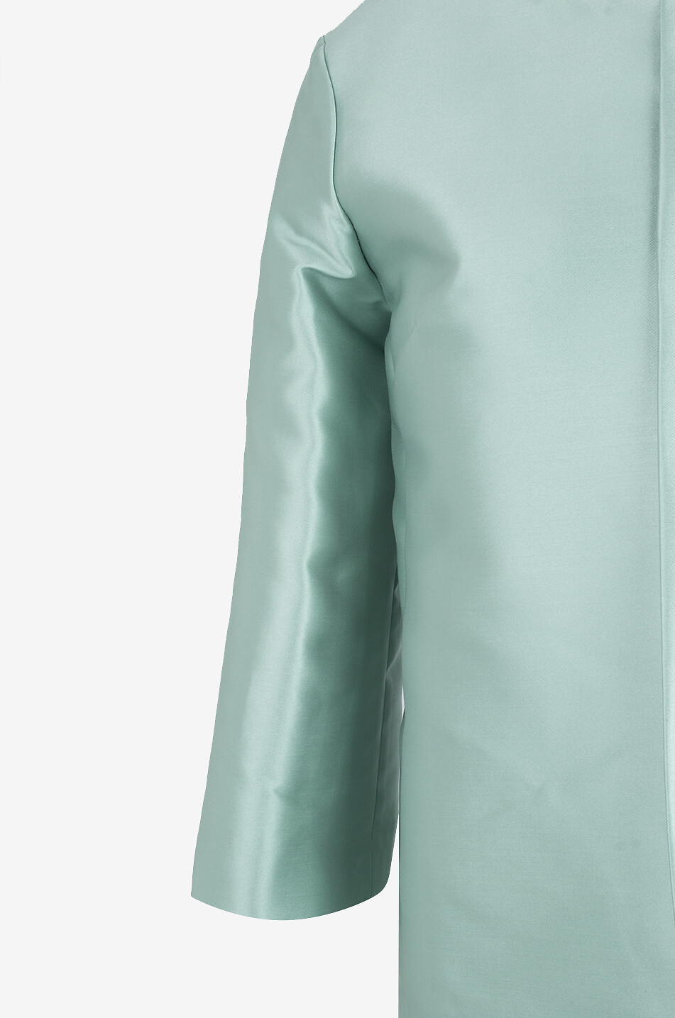 LUISA SPAGNOLI Vanta glossy twill lightweight coat Women LIGHT GREEN 3