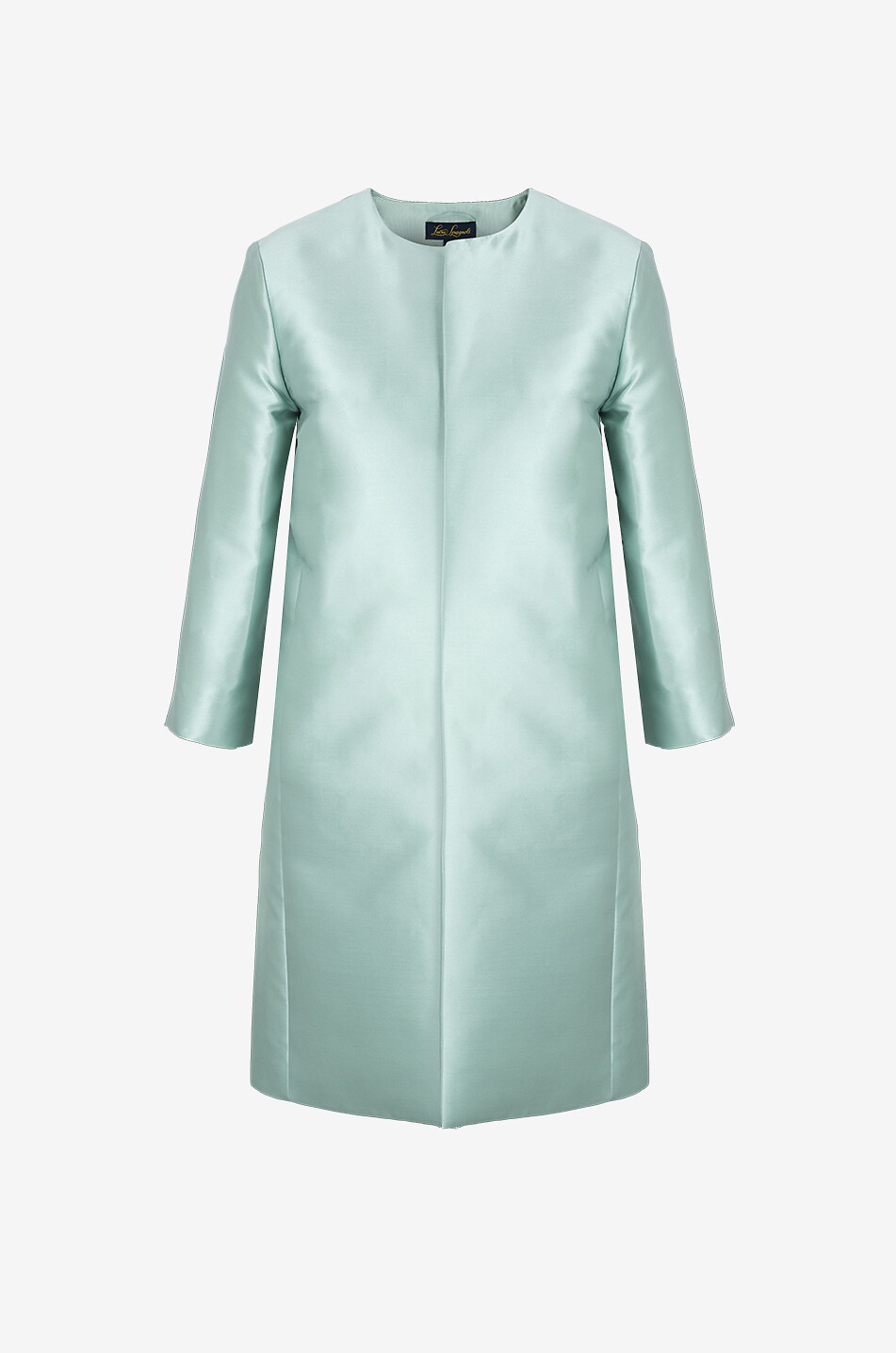 LUISA SPAGNOLI Vanta glossy twill lightweight coat Women LIGHT GREEN 1