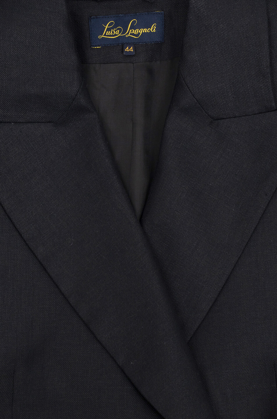 LUISA SPAGNOLI Venasca double-breasted boxy linen blazer Women BLACK 3
