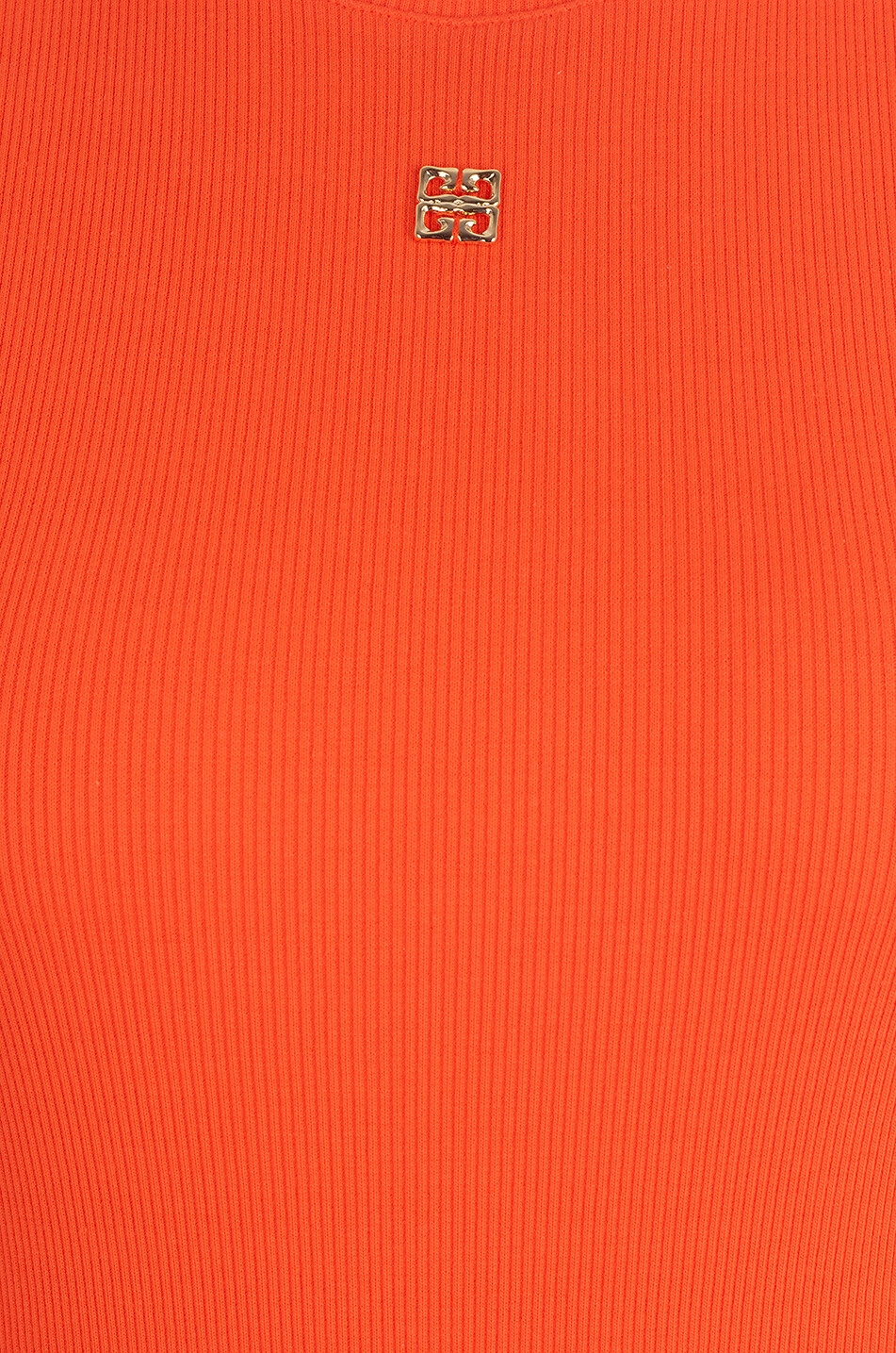 GIVENCHY 4G Liquid figure-hugging rib jersey mini dress Women ORANGE 3