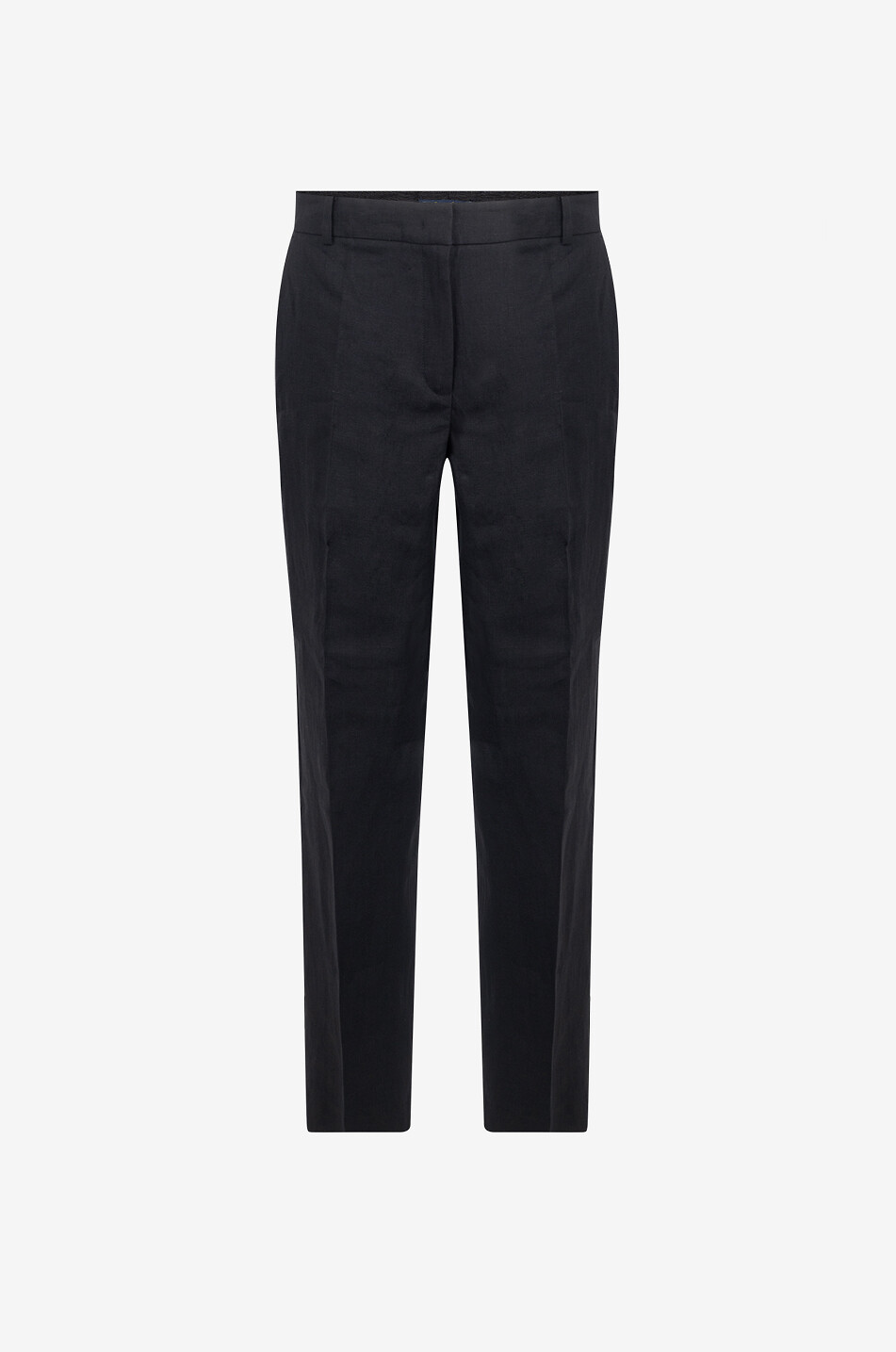 LUISA SPAGNOLI Pantalon droit raccourci en lin Arale Femme NOIR 1