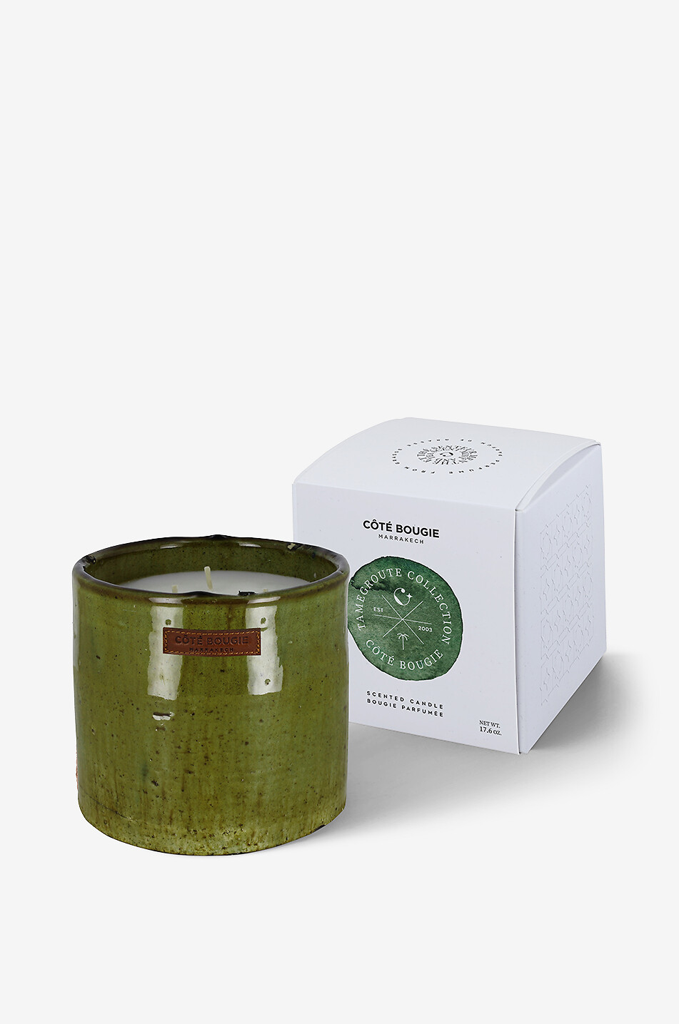 CÔTÉ BOUGIE Bougie parfumée Tamegroute Vert - M Maison VERT 2
