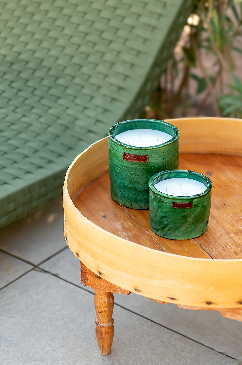 CÔTÉ BOUGIE Bougie parfumée Tamegroute Vert - M Maison VERT 3